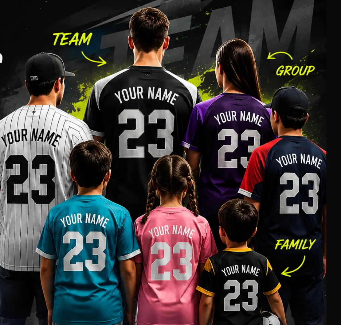 Custom jerseys made for you