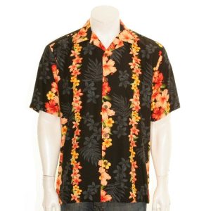 Plumeria Panel Aloha Shirt