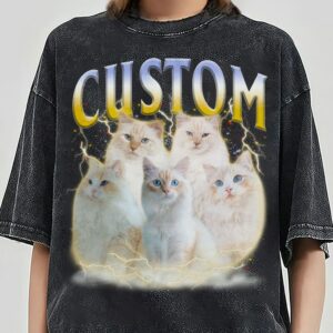 Amare Box Custom Cat Shirt, Custom Pet Shirt, Personalized Cat, Custom Cat Lover Shirt, Cat Mom Shirt, Cat Dad Shirt, Gift For Cat Owners